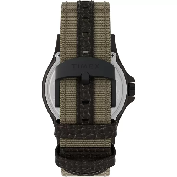 Timex Mens Expedition Acadia 40mm WatchBrownNaturalBrown