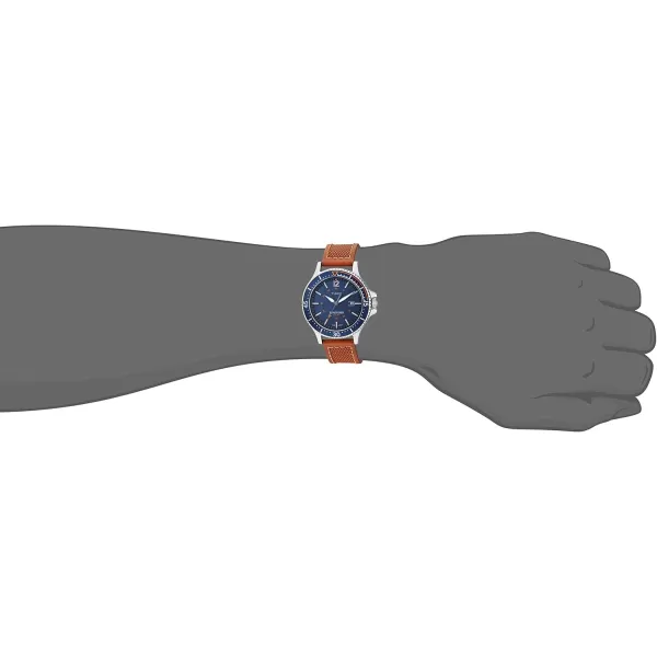 Timex Mens Expedition Ranger SolarPowered WatchTanBlueOrange Accent