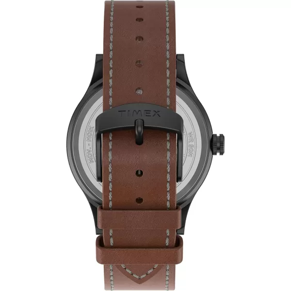 Timex Mens Expedition Scout SolarPowered 40mm WatchBrownGunmetal