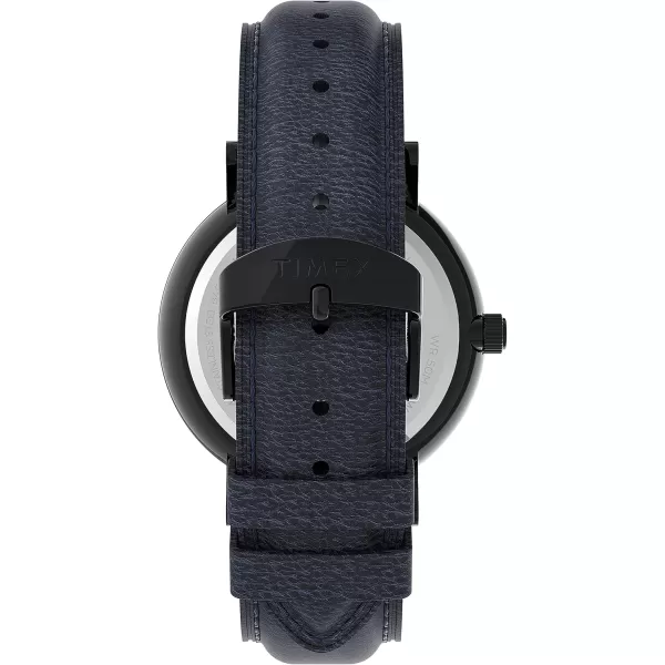 Timex Mens Fairfield 41mm WatchBlueBlackBlack