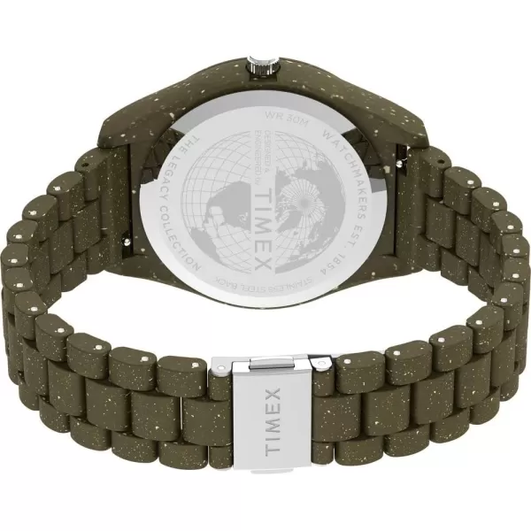 Timex Mens Legacy 42mm WatchGreenBlack