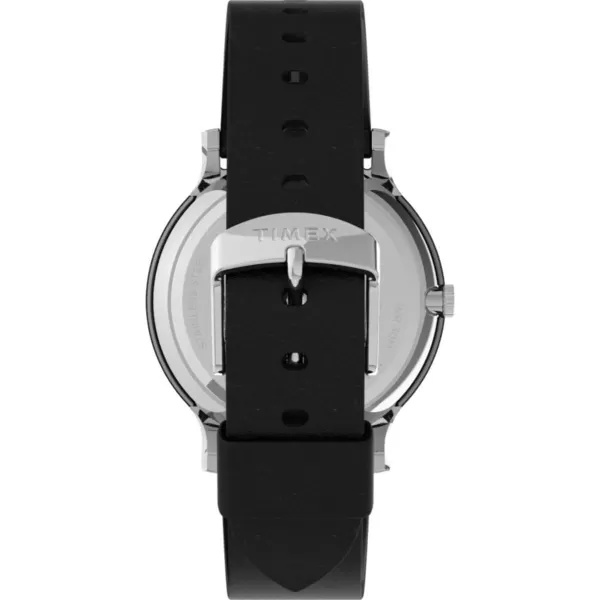 Timex Mens Norway 40mm WatchBlackSilverWhite