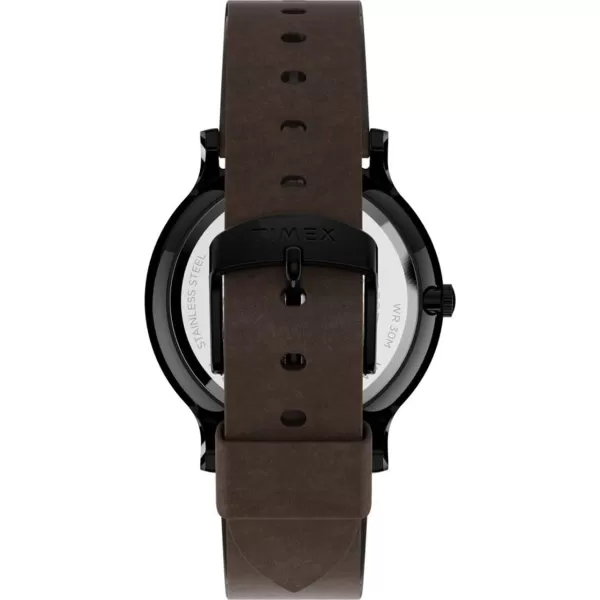 Timex Mens Norway 40mm WatchBrownBlack