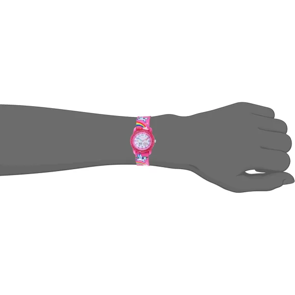 Timex TIME Machines 28mm Black Fast Wrap Kids WatchPinkRainbows  Unicorns