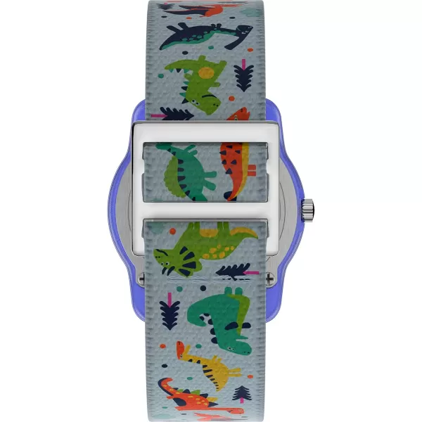 Timex TIME Machines 28mm Black Fast Wrap Kids WatchWhiteDinosaurs