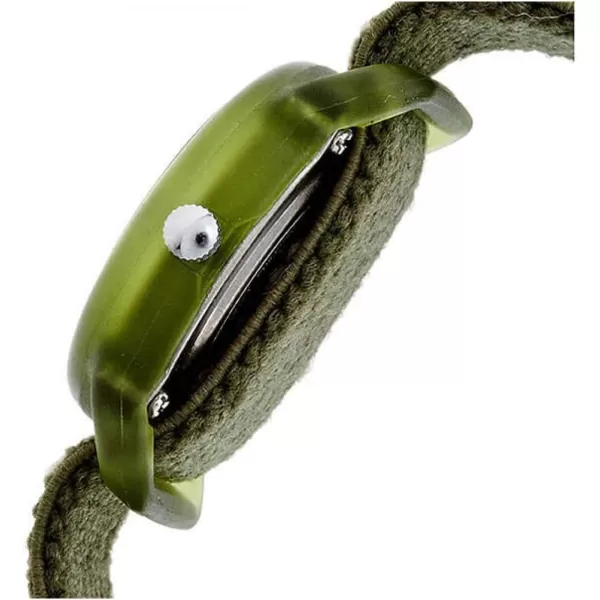 Timex TIME Machines 29mm BlueYellow Stripe Elastic Fabric Kids WatchGreen Camo