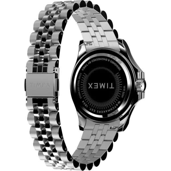 Timex Womens Kaia 40mm WatchSilverToneSilverToneSilverTone