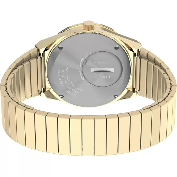 Timex Womens Q 36mm WatchGoldToneGoldToneGoldTone