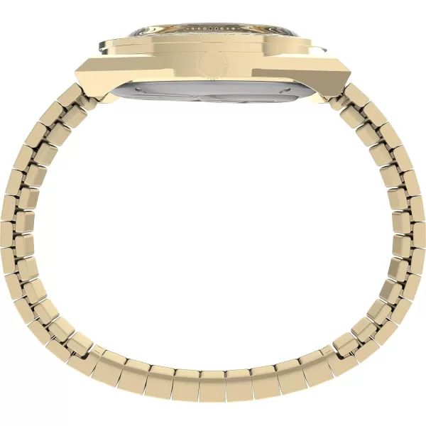 Timex Womens Q 36mm WatchGoldToneGoldToneGoldTone