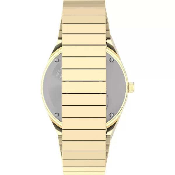 Timex Womens Q 36mm WatchGoldToneGoldToneGoldTone