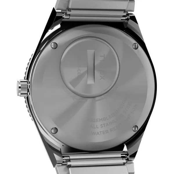Timex Womens Q 36mm WatchSilverToneSilverTone