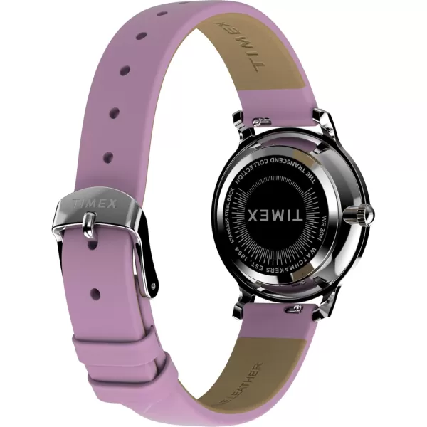 Timex Womens Transcend 31mm WatchPurpleSilverToneSilverTone