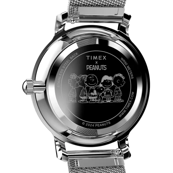 Timex Womens Transcend 31mm WatchStainless SteelSilverToneStainless Steel