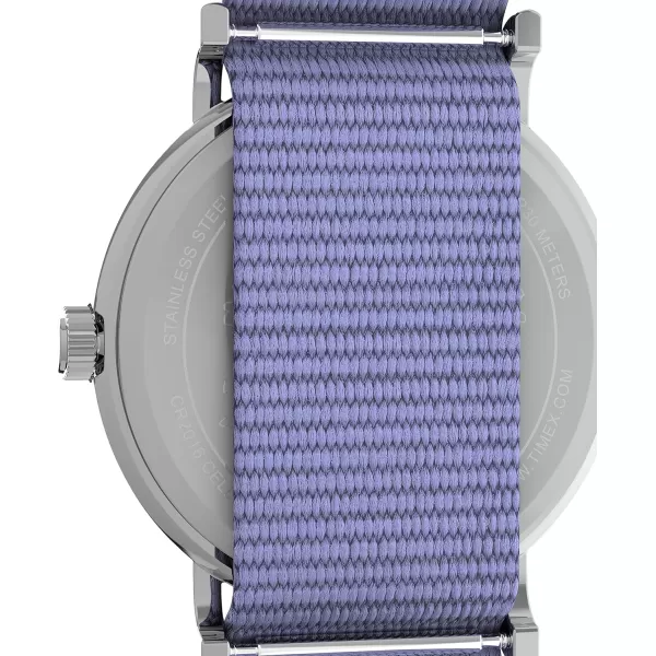 Timex X Peanuts in Bloom Womens Weekend 38mm WatchPurple