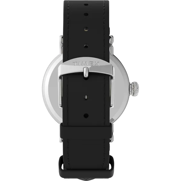 Timex x Peanuts Standard 40mm WatchPeanuts Christmas BlackSilverToneWhite