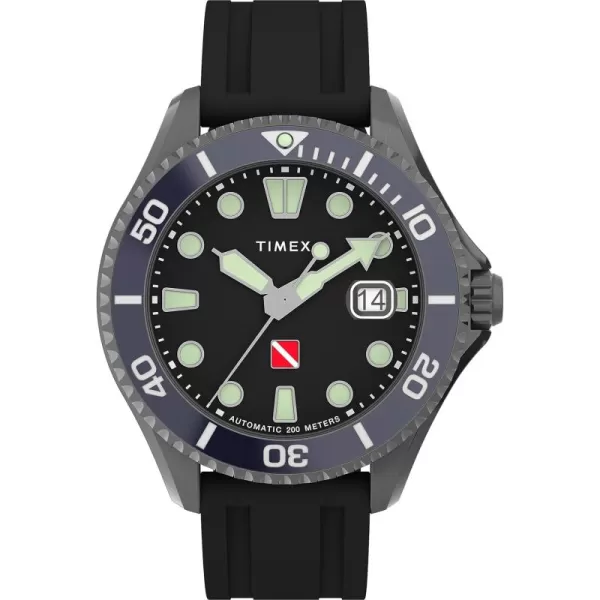 Timex 44 mm Navi XL Dive Automatic WatchBlack