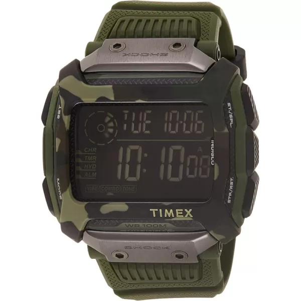 Timex Command Shock Digital CAT 54mm WatchOlive Camo