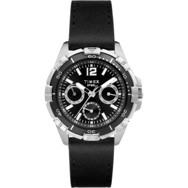 Timex Mens Dress 44mm WatchBlack