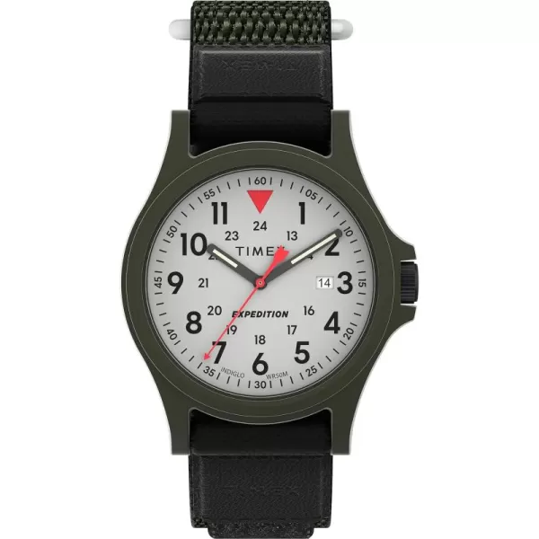 Timex Mens Expedition Acadia 40mm WatchBlackGrayGreen