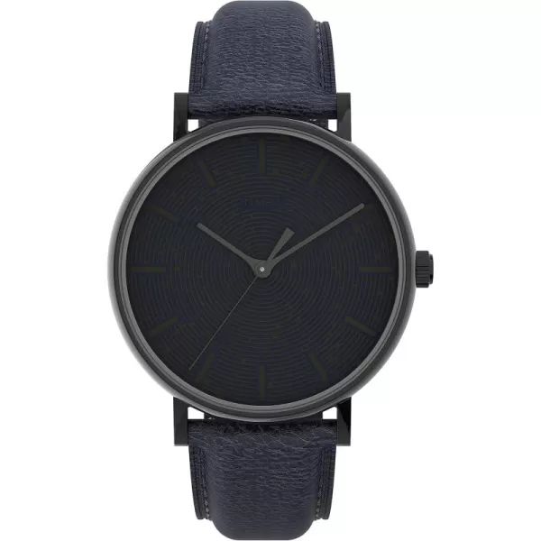 Timex Mens Fairfield 41mm WatchBlueBlackBlack