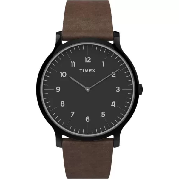 Timex Mens Norway 40mm WatchBrownBlack