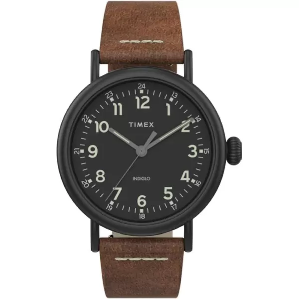 Timex Mens Standard 40mm WatchOliveSilverGray