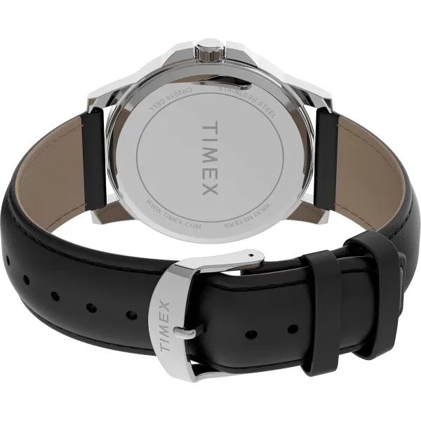 Timex Mens Dress 45mm WatchBlack