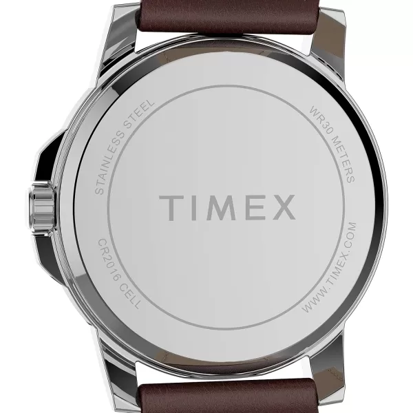 Timex Mens Dress 45mm WatchBrown