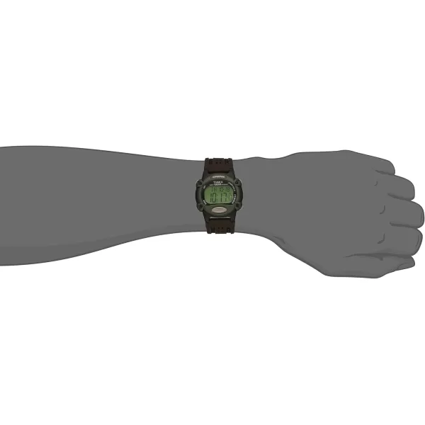 Timex Mens Expedition Digital CAT 39mm WatchBrownBlackGreen