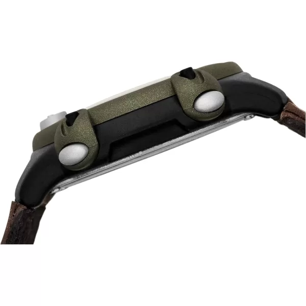 Timex Mens Expedition Digital CAT 39mm WatchBrownBlackGreen