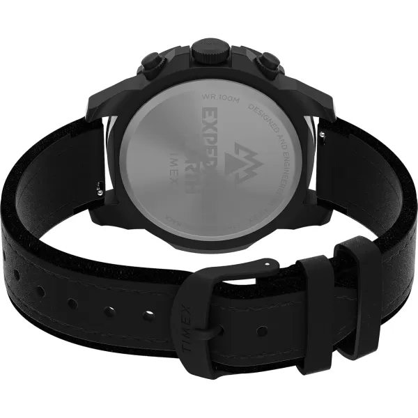 Timex Mens Expedition North Ridge 43mm WatchBlackBlackBlack