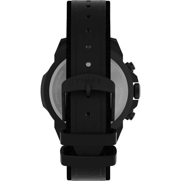Timex Mens Expedition North Ridge 43mm WatchBlackBlackBlack