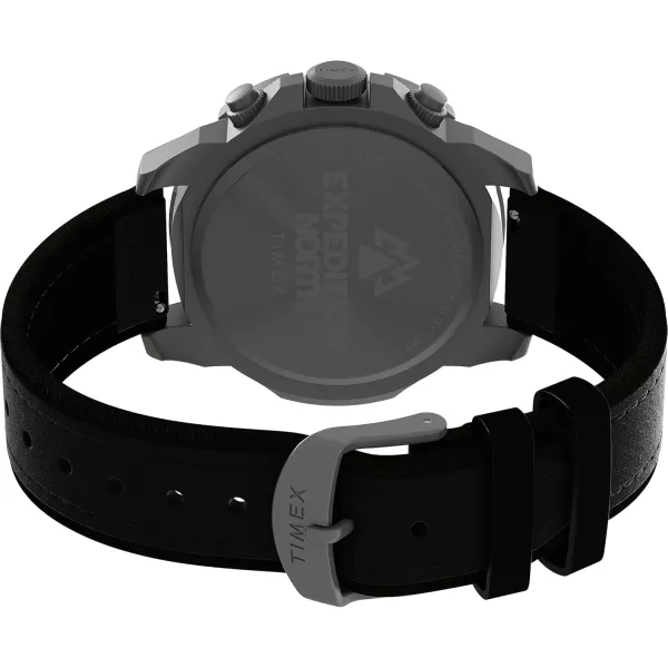 Timex Mens Expedition North Ridge 43mm WatchBlackGreenIP Steel