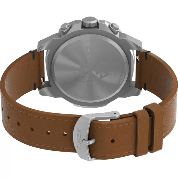 Timex Mens Expedition North Ridge 43mm WatchTanBlueIP Steel