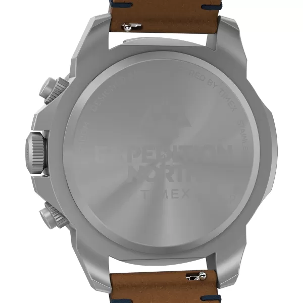 Timex Mens Expedition North Ridge 43mm WatchTanBlueIP Steel