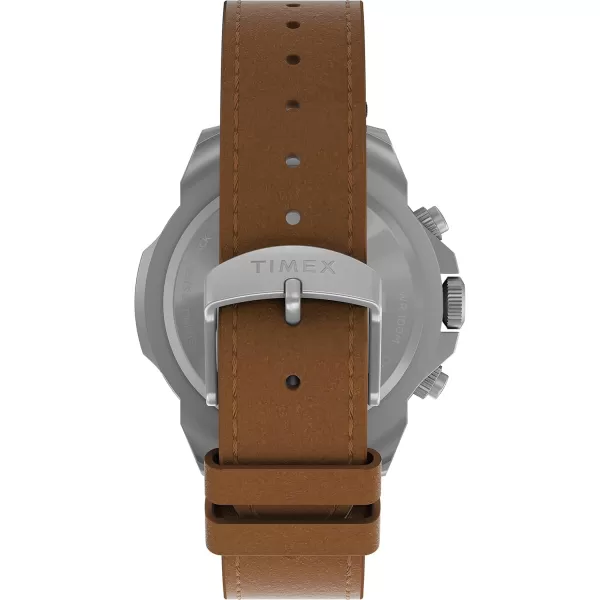 Timex Mens Expedition North Ridge 43mm WatchTanBlueIP Steel