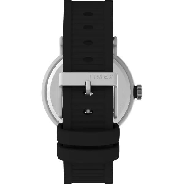 Timex Mens Harborside Coast 43mm WatchBlackBlackSilverToneGreen