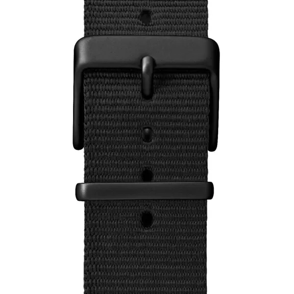 Timex Mens MK1 Aluminum 40mm Watch  Black with Fabric SlipThru Strap