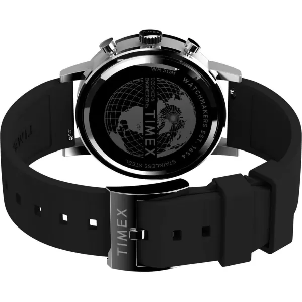 Timex Mens Midtown 38mm WatchBlackChampagne