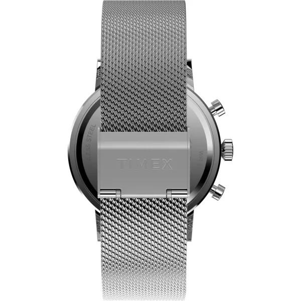 Timex Mens Midtown 38mm WatchStainless SteelGreenStainless Steel
