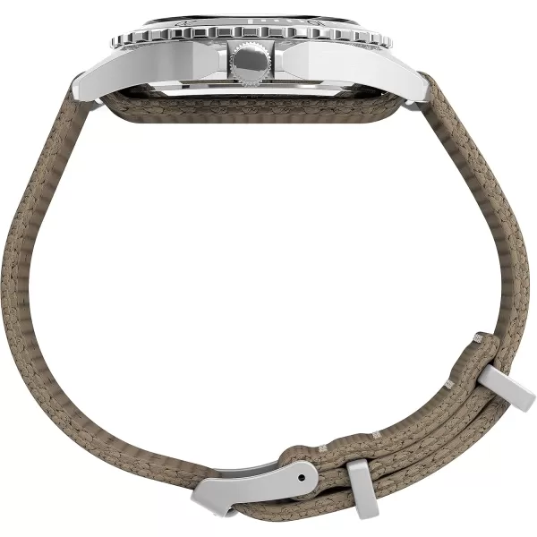 Timex Mens Navi XL 41mm Analog Quartz Stainless Steel 20 Casual WatchTanBlack