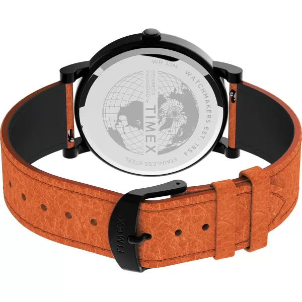 Timex Mens Originals 42mm WatchBrownBlack