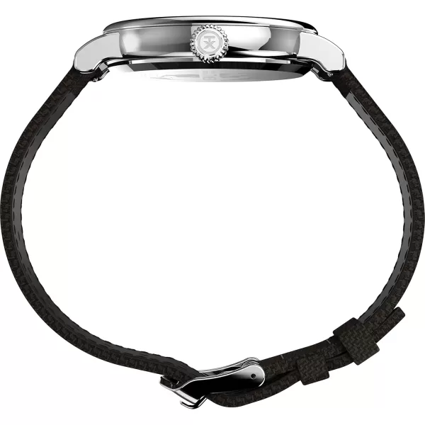 Timex Mens Standard 40mm WatchBrownCreamSilverToneTan