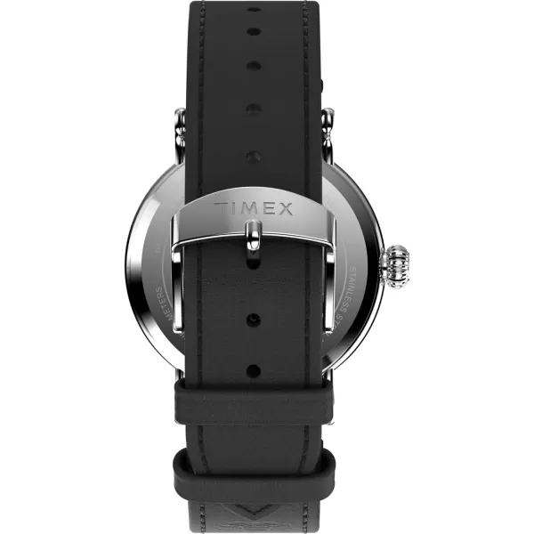 Timex Mens Standard 40mm WatchGraySilverToneSilverTone