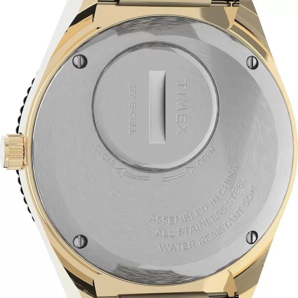 Timex Q Womens 36mm WatchGoldToneCream