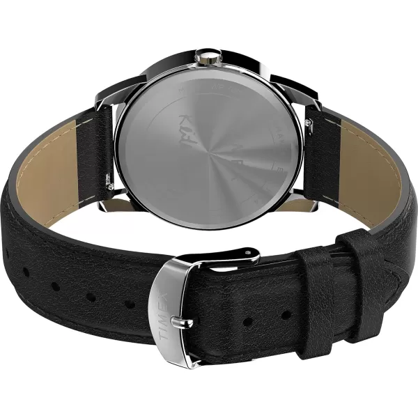 Timex Unisex Keith Haring Easy Reader 40mm WatchBlackBlackSilverTone