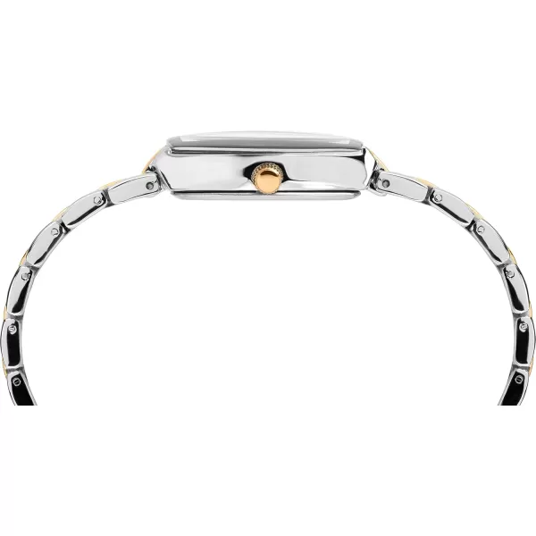 Timex Womens Dress Tonneau 21mm WatchTwoTone