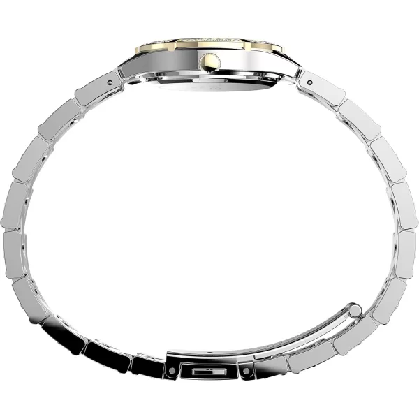 Timex Womens Solar Premium Dress 28mm WatchGoldTone