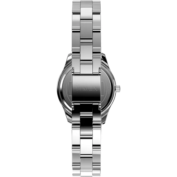 Timex Womens Solar Premium Dress 28mm WatchSilverTone
