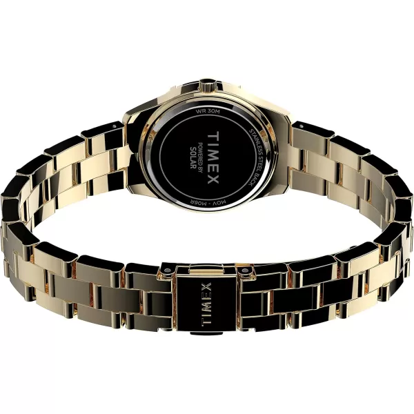 Timex Womens Solar Premium Dress 28mm WatchTwoTone